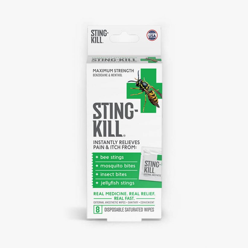 StingKill Disposable Wipes StingKill The Best Bee Sting Treatment